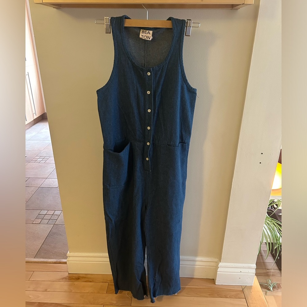 Beaton Linen cotton overalls XS